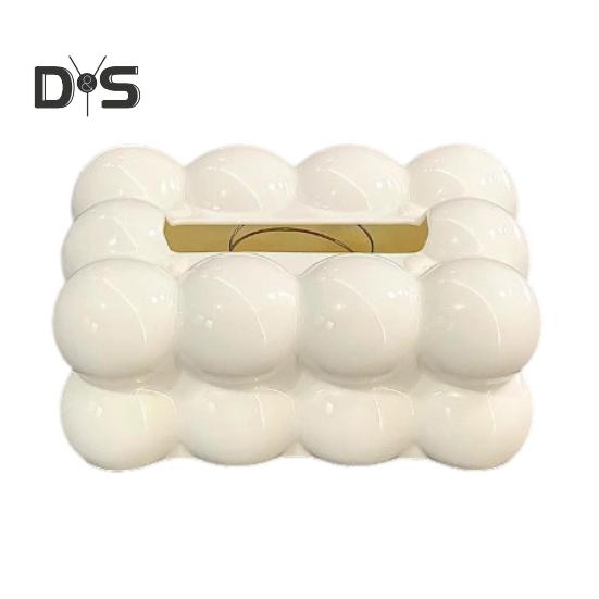 

Коробка для салфеток для кухни, держатель для салфеток большой емкости, креативная форма, дизайн в виде облака, органайзер для бумаги, настольное украшение белый