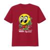 MoonEyes Go With Moon Rat Fink Cotton T Shirt Retro Eyeball Design for Mens Fashion vintage Washed Casual streetwear Stretched