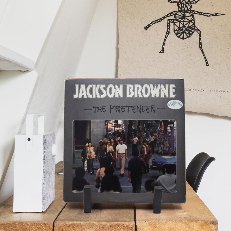 Metal Vinyl Black Records Holder Desktop Display Stand Storage Shelf Home Office Display For Vinyl Record Supplies