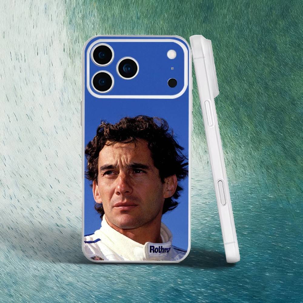 A-Ayrton Senna F1 Racing Phone Case For iPhone 17,16,15,14,13,12,X,XS,Pro,Max,Plus,E,Air,Mini with Magsafe Magnetic Liquid TPU