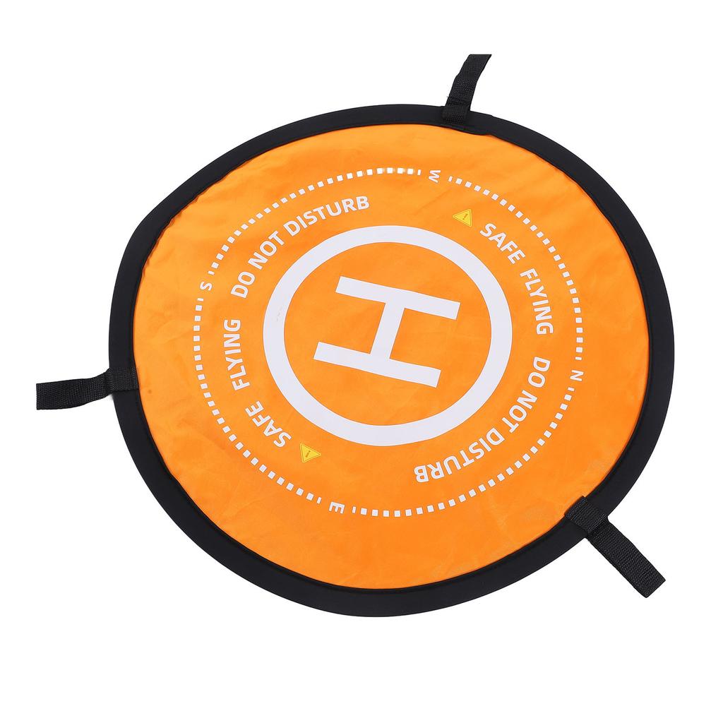 Drone Landing Pad Oxford Cloth Foldable Waterproof Slogan Drone Parking Apron Pad for Lawn 76.6cm 30.2in
