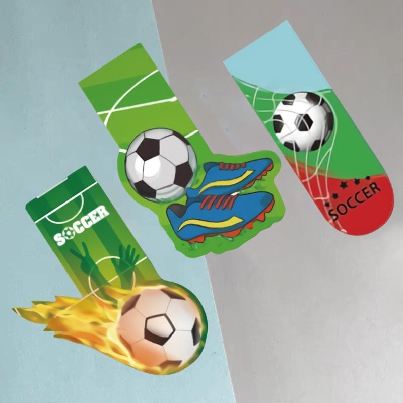 30Pcs Football Paper Bookmarks for Book Lover Writer Teacher Student Reading Bookmarks Book Page Divider for Reading