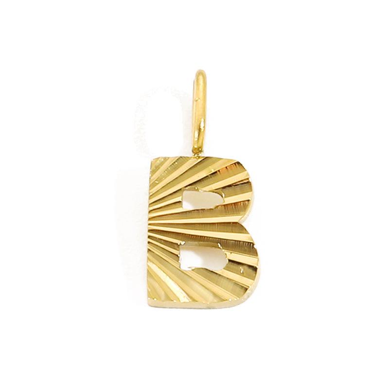 Alphabet Charms: Stainless Steel Letter Pendants - Personalized Jewelry Accessories