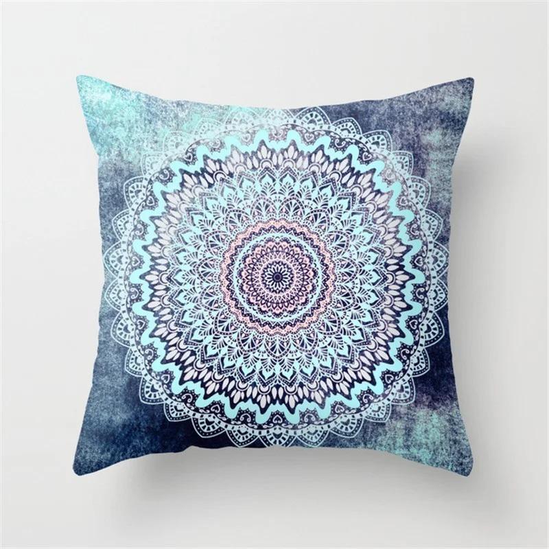 Nordic Bohemian Pattern Printed Cushion Cover Home Living Room Sofa Decoration Square Throw Pillow Cover