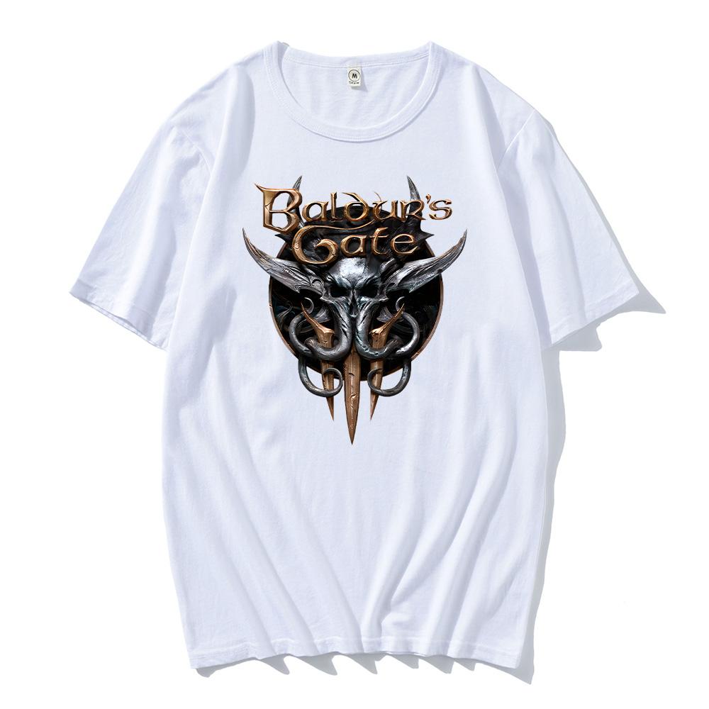 Baldurs Gate 3 The Final Patch T-shirts Baldurs Gate 3 Hot Game New Cotton Tshirts Summer Women Men Casual Breathable Tees Y2K