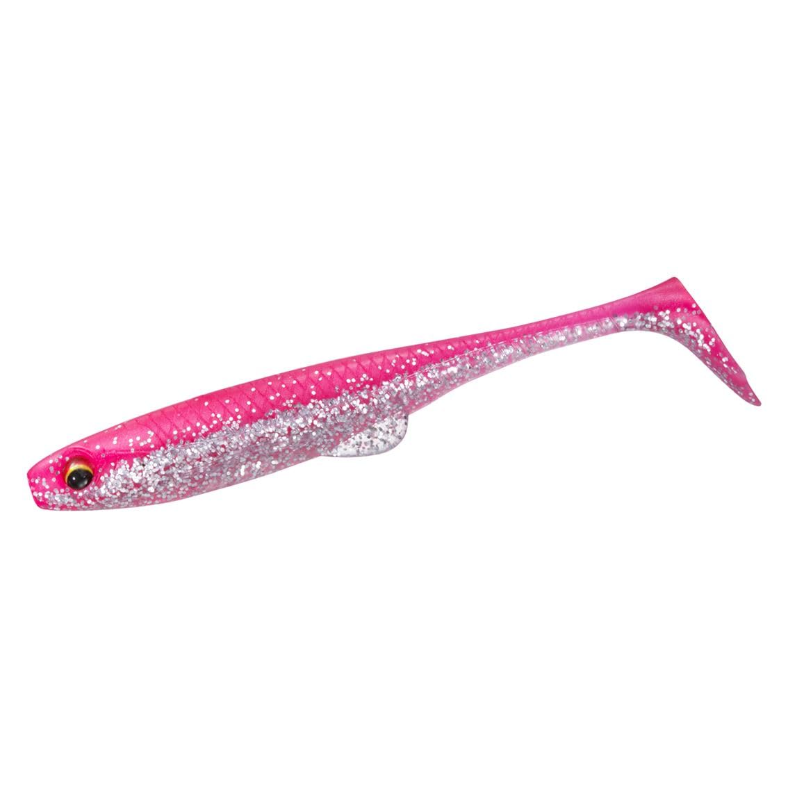 Daiwa FJ Duckfin Shad Flounder Pink Shad Tail Worm 3.5