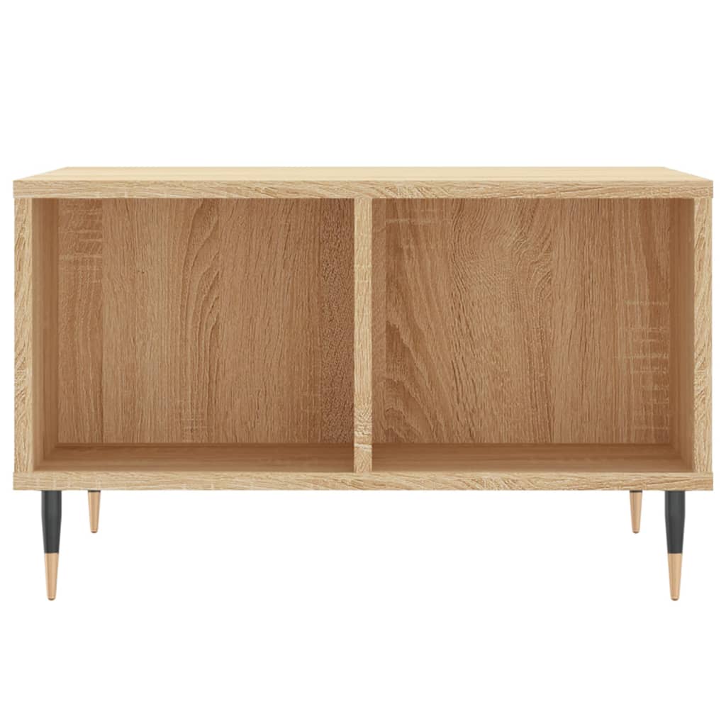Vidaxl Stolik Kawowy, Dąb Sonoma 60X50X36,5 Cm Materiał Drewnopochodny