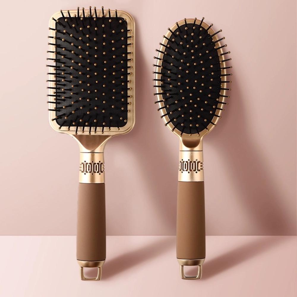 Oval Hair Brush Gold Massage Comb Elegant Air Cushion Comb