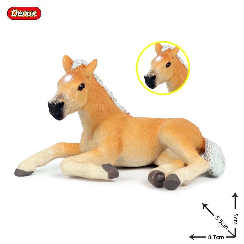 Oenux Farm Animals Simulation Cute Model Action Figure Alpaca Cow Horse Figurines Sheep Goat Miniature Educational Toy For Kid