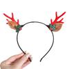 Weihnachts-Rentier-Geweih-Stirnband im Waldstil - Niedliche Foto-Requisiten für Damen für die Feiertagsparty