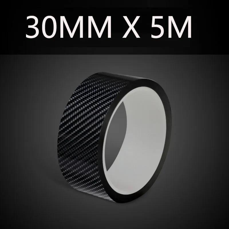 5D Carbon Fiber Car Stickers Protector Car Door Sill Sticker Scratchproof Stickers Protector Auto Bumper Strip Car Protect Tape