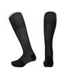 Men's Black Silky Over-the-Knee Business Socks - Lightweight, Stylish, and Formal for Summer