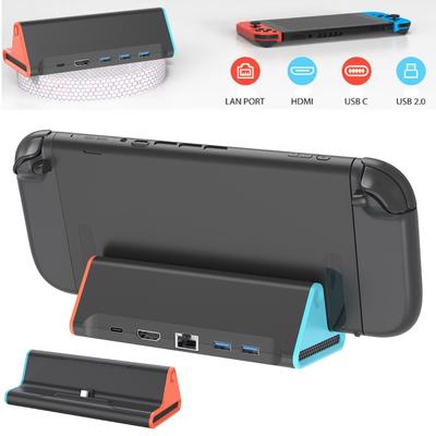 Portable TV Dock Station for Switch 2 (2025),With 4K HDMI-compatible Adapter/Type C Port/USB Port Fast Charging Game Accessories
