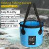 Portable Outdoor Folding Buckets For Camping, Fishing, Picnic Foldable Buckets