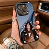 Vintage Singer Lana Del Rey Phone Case For iPhone 17,16,15,14,13,12,11 Plus Pro Max Colored Silver Phone Case