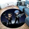 Re Zero Round Area Rug Carpet Rug For Living Room Bedroom Sofa Playroom Decor Nonslip Floor Mat