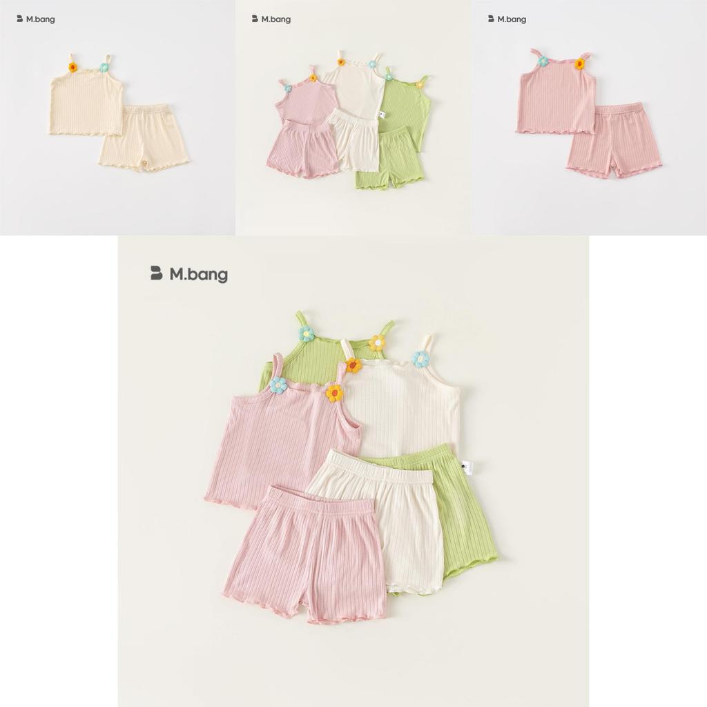 Toddler Girl Twopiece Summer Outfit With Cotton Blend For Warm Weather