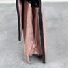 [Pre-Owned] Logo Double G Litchi Grain Woc Chain Leather Messenger Envelope Wallet Shoulder Crossbody Bag - Very Good #1FKGS4L