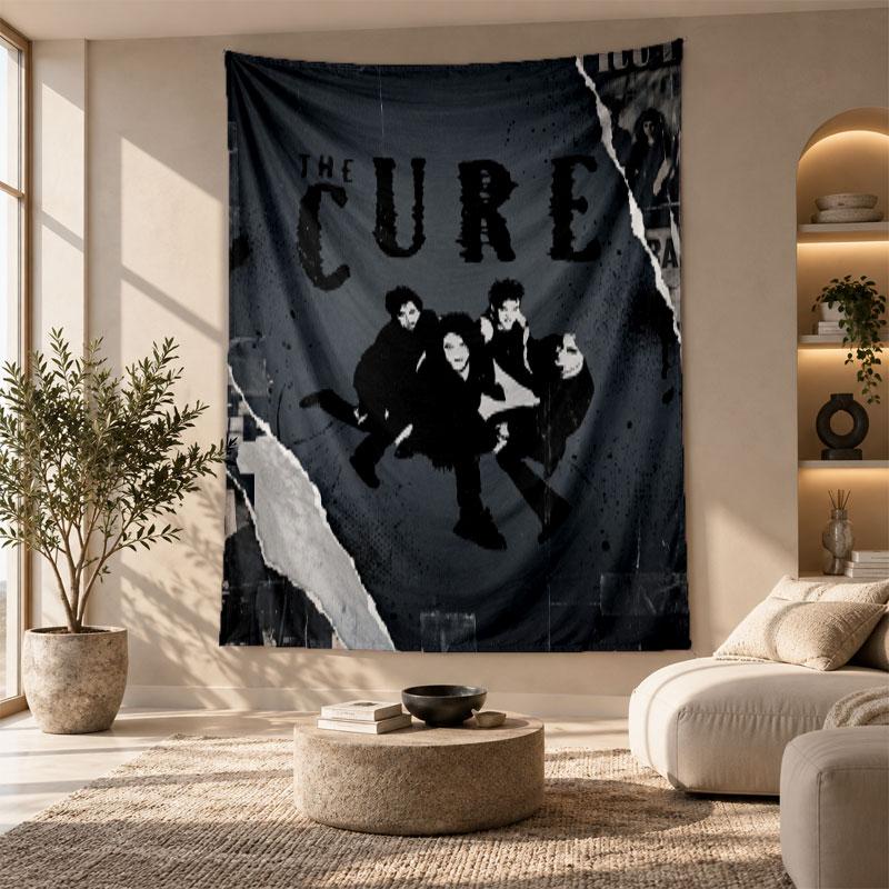 Dekoratives Wandbehang, The Cure Aufdruck Wandkunst, Leichte Wanddekoration Für Schlafzimmer Hintergrund