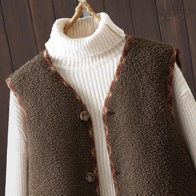 Women's Single-Breasted V-Neck Layering Vest