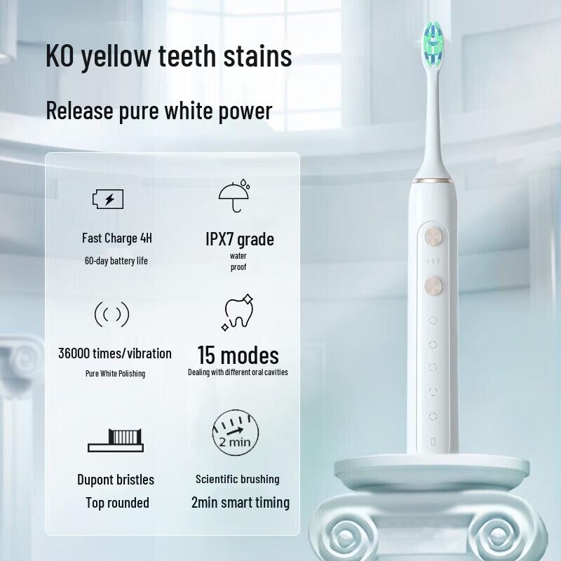 SID RT860 Sonic Electric Toothbrush CN plug (adapter included)