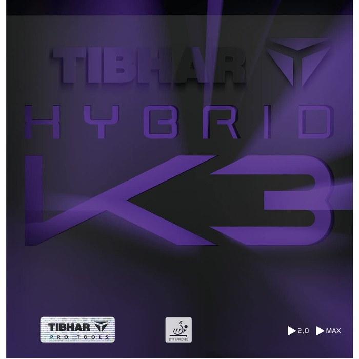 [TIBHAR] Table Tennis Rubber Hybrid K3 BT007-BLK (Black/3L/Men s, Jr)
