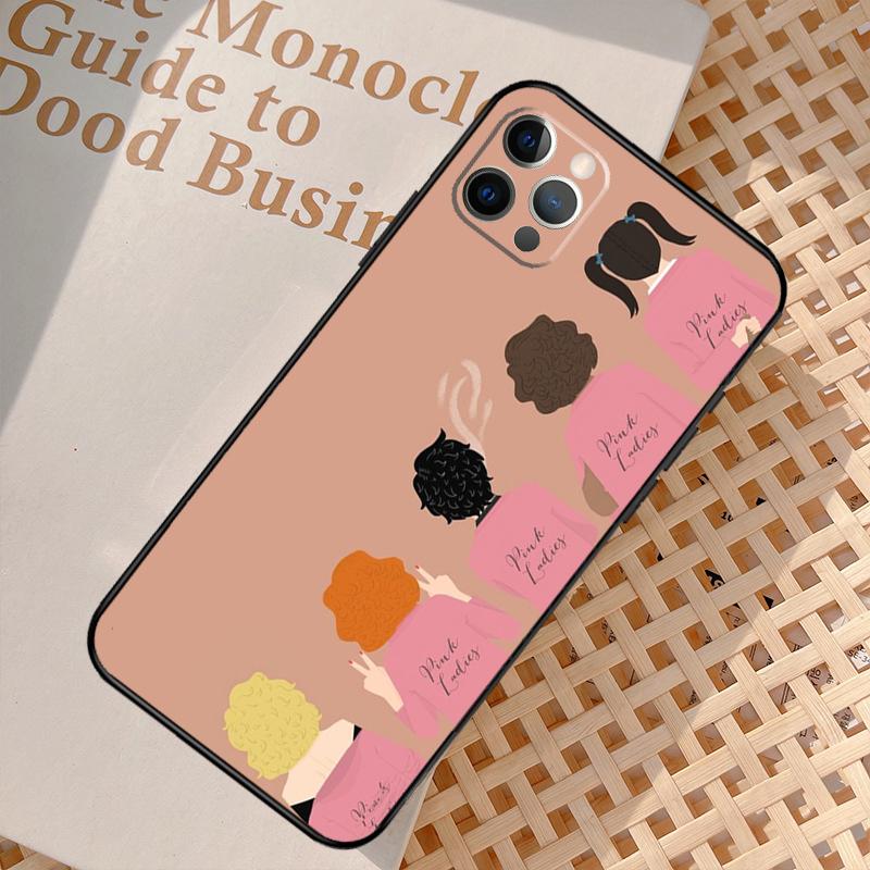 Grease Cover For iPhone 16 12 11 13 14 15 Pro Max Mini Plus XS Max X XR Phone Case