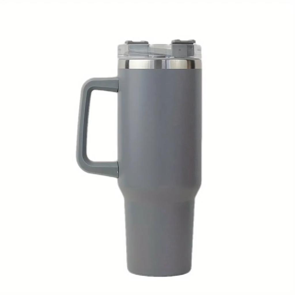 40oz Becher Vakuumisoliert Thermoskanne Kundenspezifischer Reisebecher Edelstahl Wasserflasche Kaffeetassen mit Henkel Outdoor Trinkgeschirr
