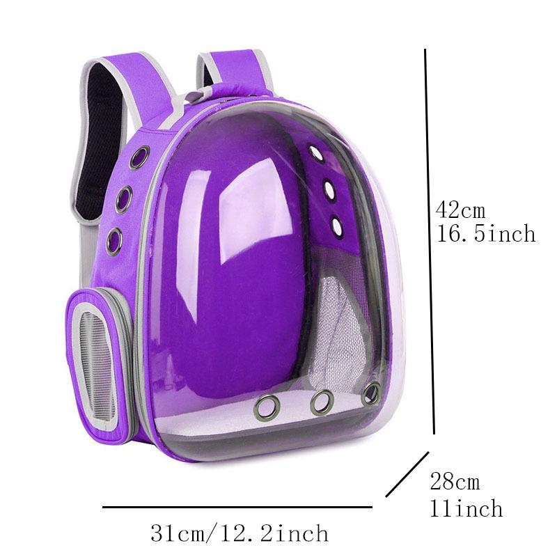 Pet Cat Carrying Bag Space Pet Backpacks Breathable Portable Transparent Backpack Puppy Dog Transport Carrier Space Capsule Bags
