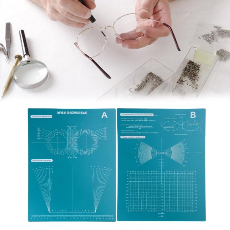PVC Eyeglass Alignment Tool Adjustable Repair Panel For All Frame Types