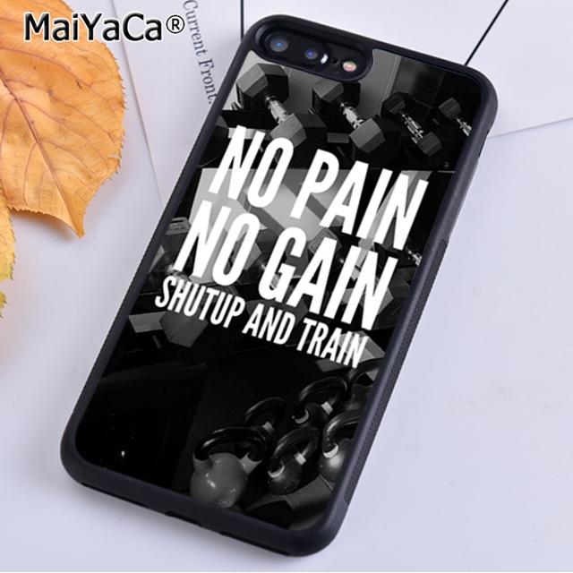 Workout Motivation Fitness Gym Quotes Phone Case For iPhone 17 Air 16 15 14 Plus 11 12 13 Pro  Max Coque Cover Shell