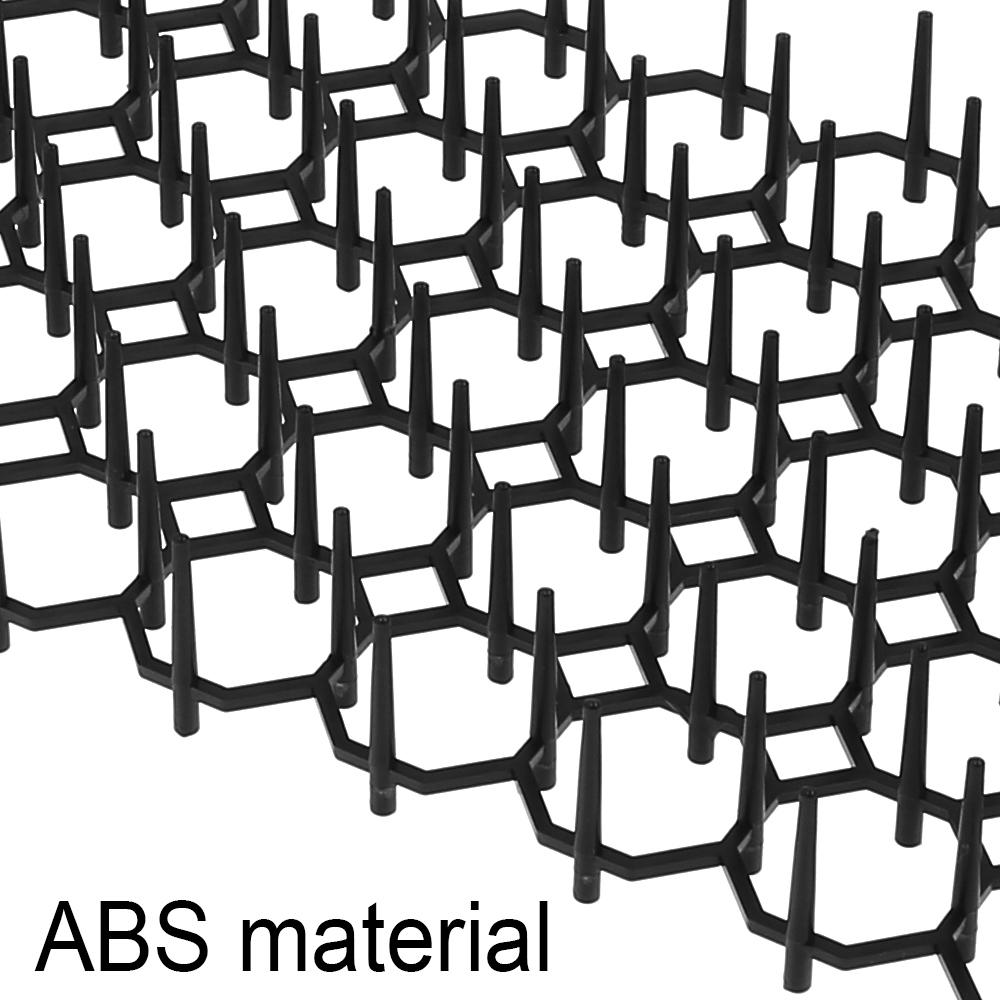 6/10Pcs Gardening Cat Scat Mat Repellent Mat Anti-Cat With Prickle Strips Spikes Straps Deterrent Keep Cat Dog Away Digging