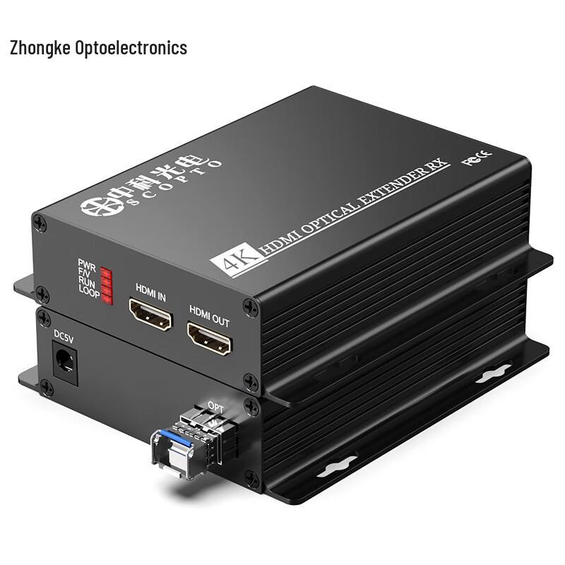 ZK-HDMI 4K HDMI Fiber Optic Extender with Local Loop-Out