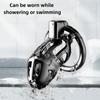 Male Chastity Cage Resin Breathable Design Secure Lock Anti Removal Discreet Device Adjustable Ring Personal Wellness Adult Toy