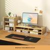 Monitor Riser Desktop Stand with Storage Shelves