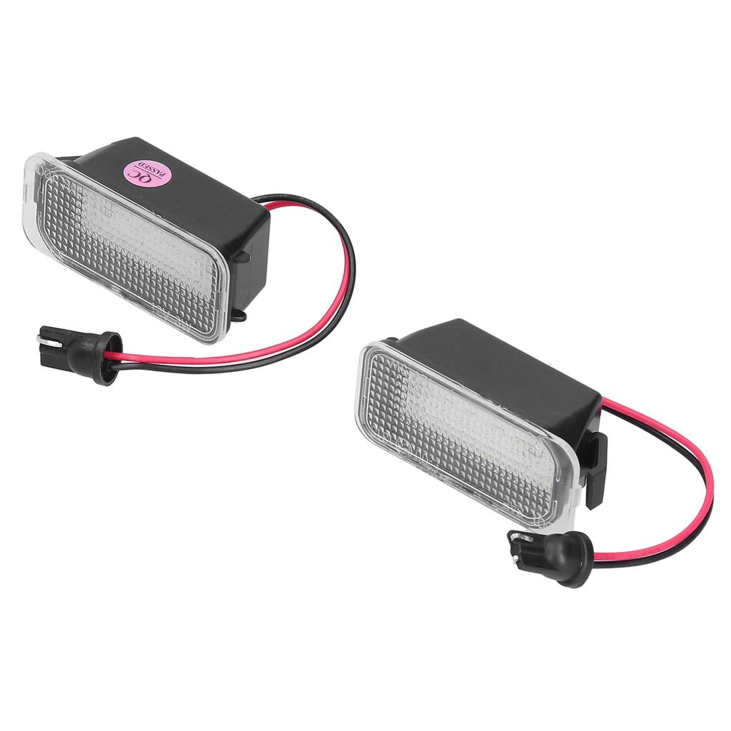 Pair Car License Plate Light LED 12V 3W Plastic Plug and Play Fit for Ford Focus MK2 DA3 5D
