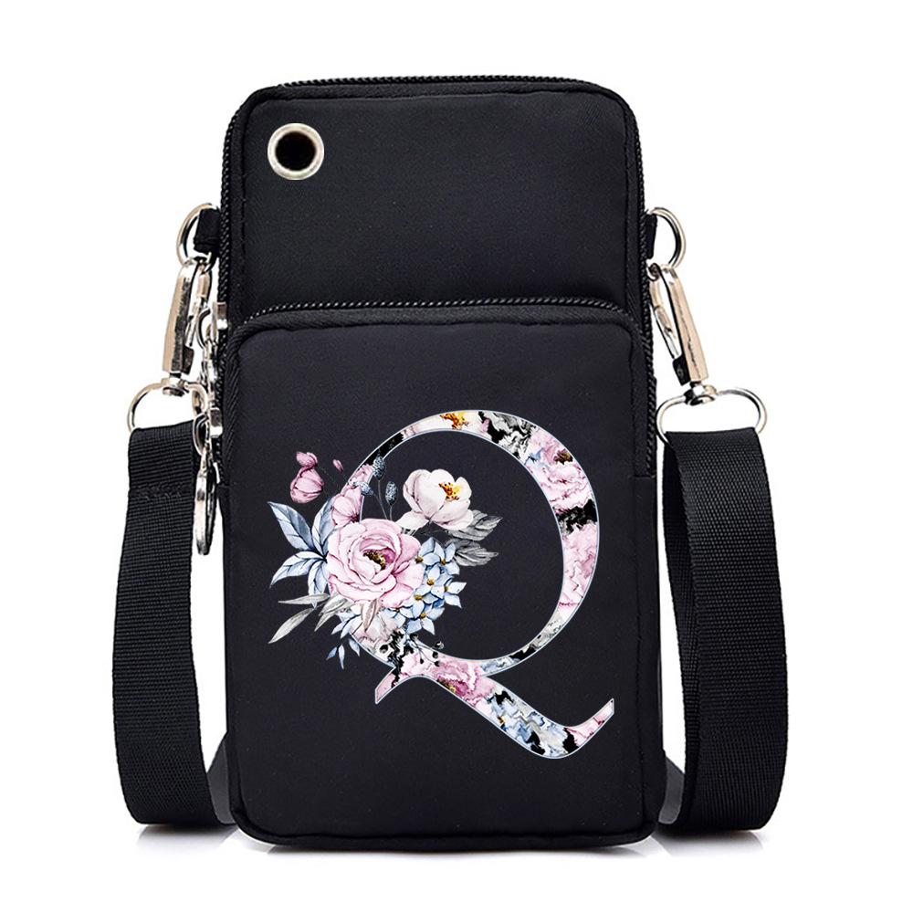 Printed casual portable messenger bag new shoulder bag multi-function fashion mobile phone bag