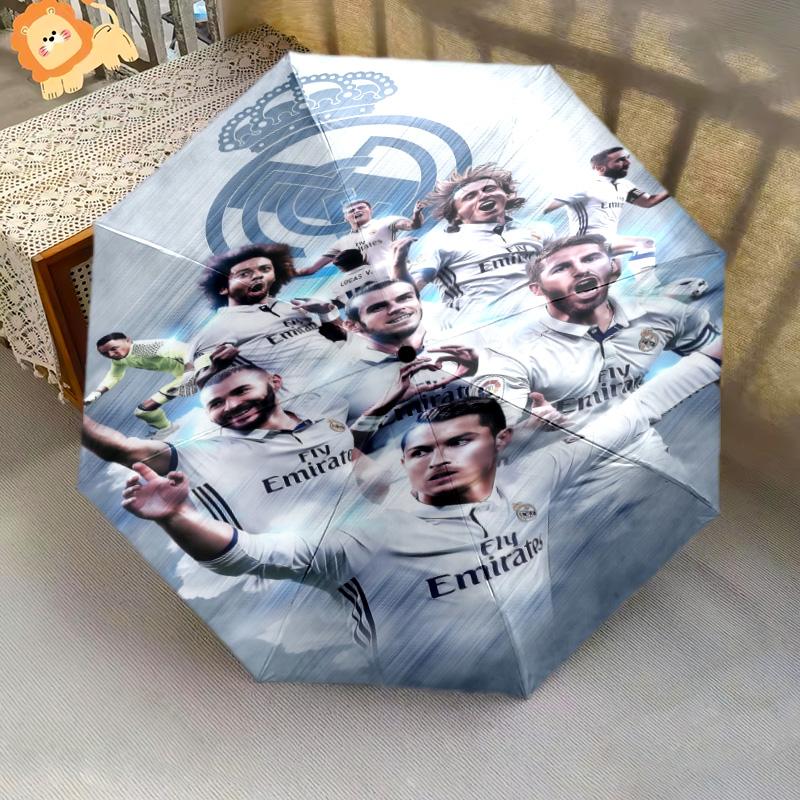 Ronaldo's Goals Folding umbrella Portable Umbrella light Three folds Gift