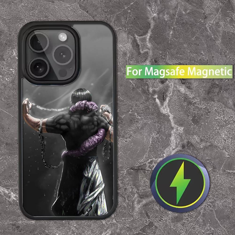 Toji Fushiguro J-jujutsu Phone Case For iPhone 16,15,14,13,12,11,Pro,Max,Plus,Mini,SE Magsafe Magnetic Wireless Charging