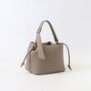 Niche Design Texture Soft Bag Portable Vegetable Basket Bag Versatile Commuter Drawstring Single Shoulder Crossbody Bucket Bag Women