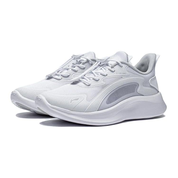 Li Ning Youth  Childrens Non-Slip Wear-Resistant Sports Casual Shoes Kids Sneakers Standard-White YKCT078-3