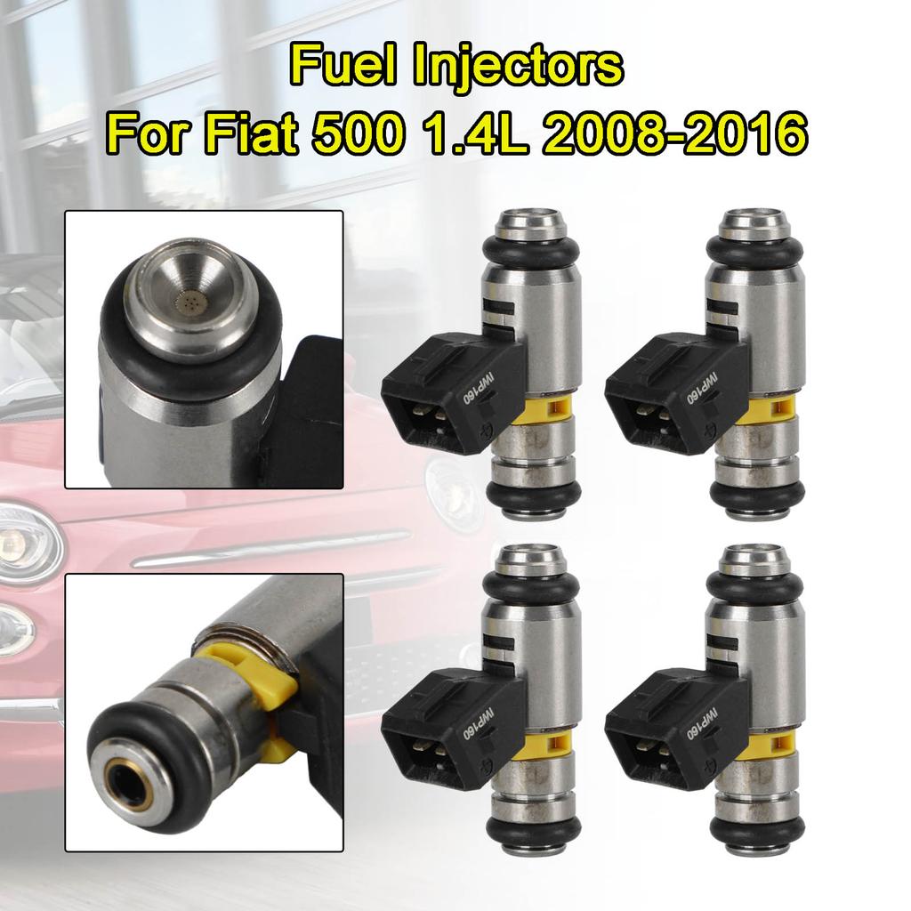 4PCS Fuel Injectors IWP160 Fit for Fiat Punto 500 Doblo Qubo Fit for Ford KA