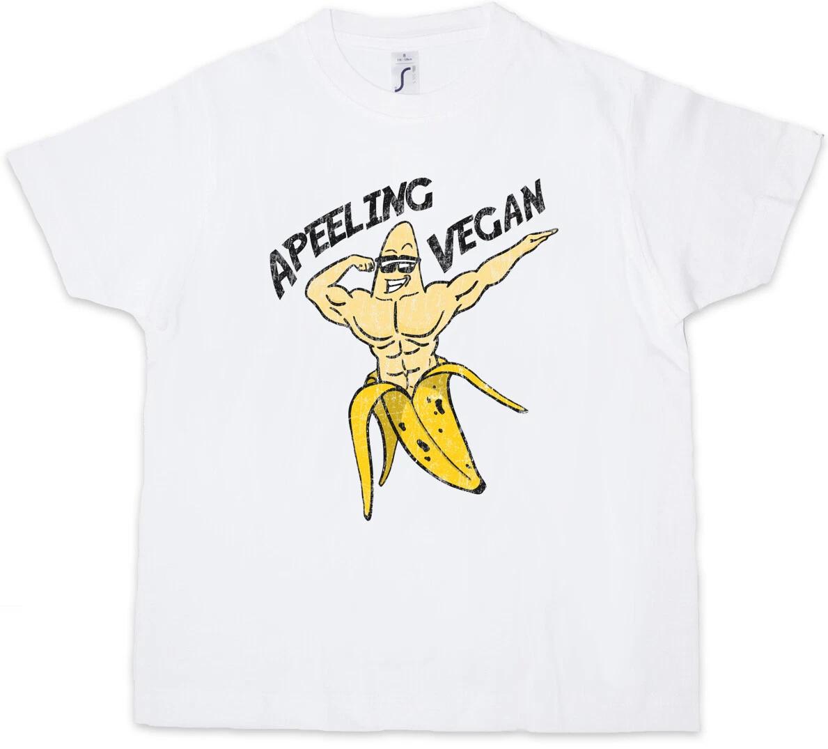 APEELING VEGAN Kids Boys kids boys T-Shirt Banana Vegan Food Vegetarian Vegan 130