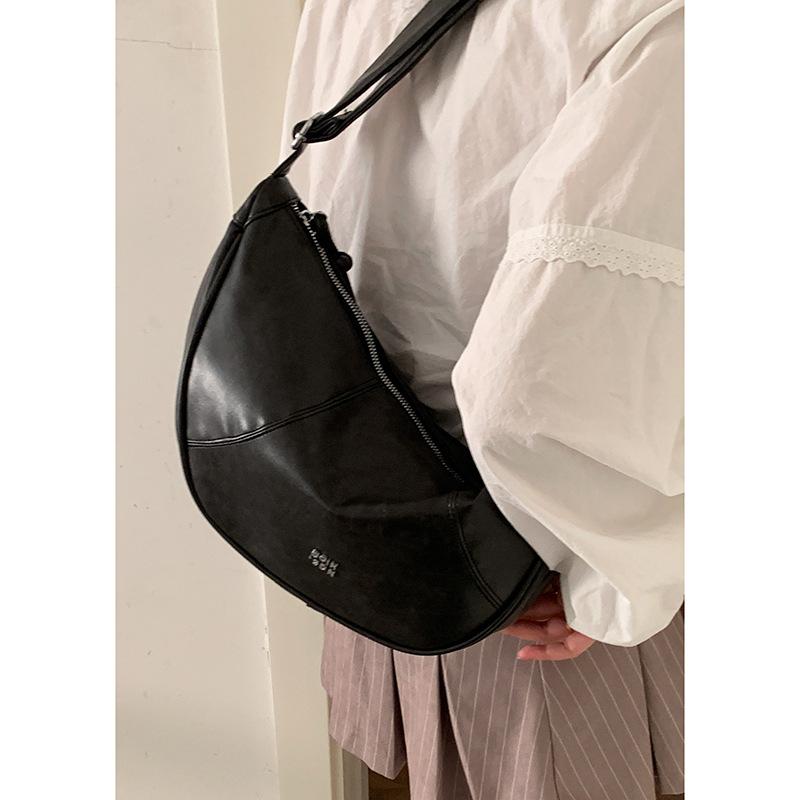 Korean Version of Casual Large-capacity Underarm Bag Women's Bag 2025 Spring New Dumpling Bag Versatile Shoulder Messenger Bag
