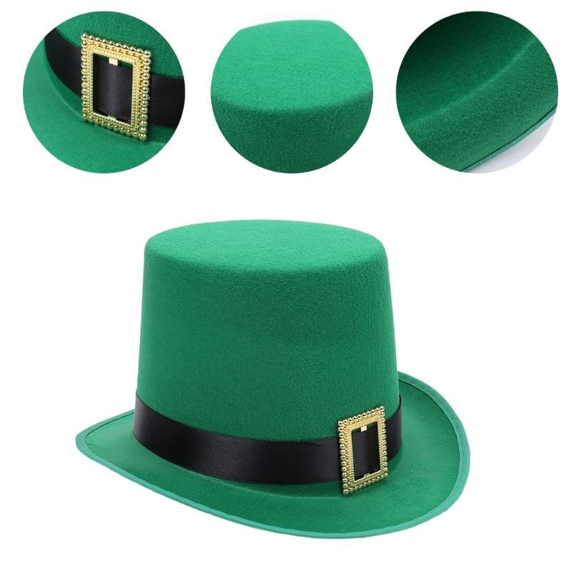 Cappello Unisex Leprechaun Jazz Cabaret Tessuto Morbido in Cotone Perfetto Per Feste A Tema Evento