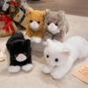 6 Colour Stuffed Plush Toy Lying Prone Simulation Cat Plush Doll Latest Cat Plush Toys  Home Decor