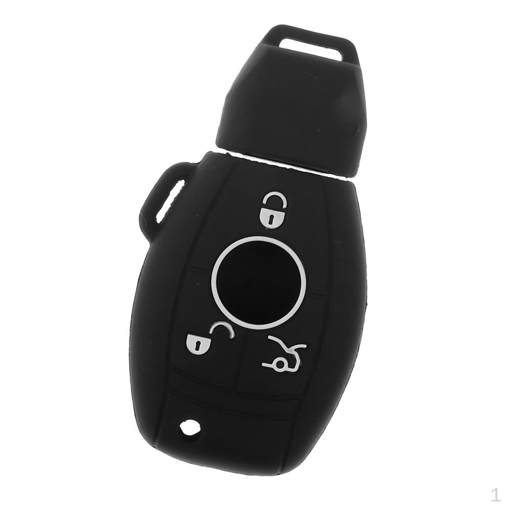 Remote Key Silicone Case Cover For Benz GLA200 GLA220 GLA260 Black