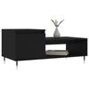 VidaXL Coffee Table Black 100x50x45 Cm Engineered Wood 830821