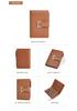 Baellerry Women's Solid Color Snap Button Zipper Wallet