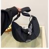 Niche Fresh Women Bag Campus Fashion Versatile Large Capacity Dumpling Bag Spring New Shoulder Crossbody Bag
